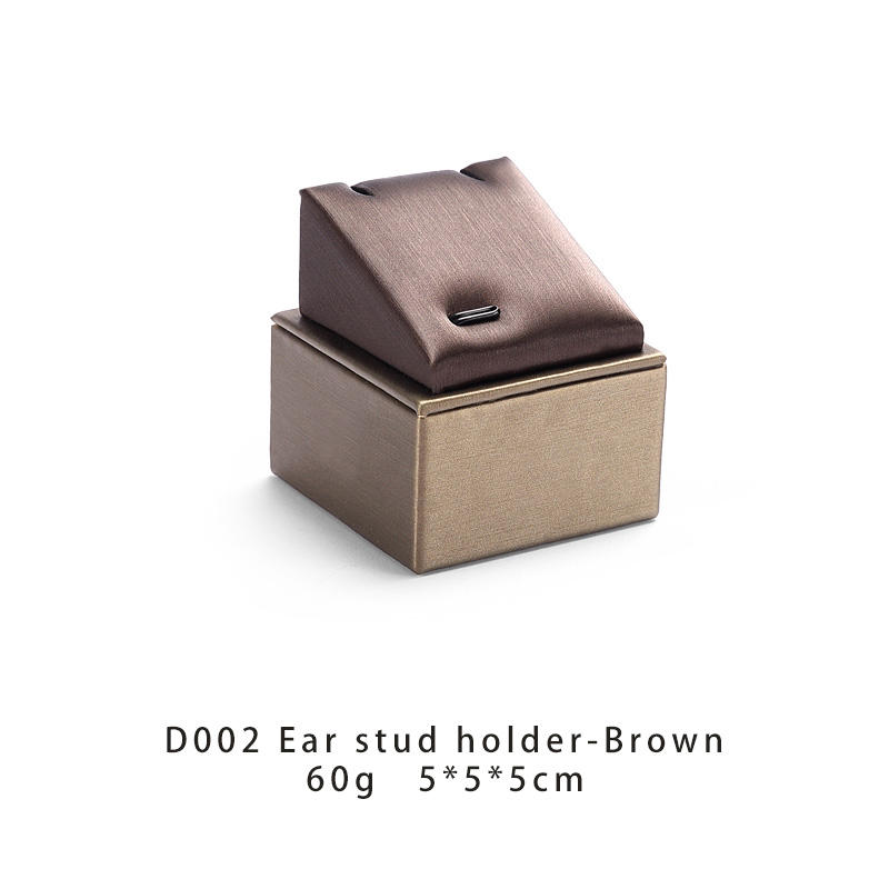 D002 Ear stud holder-Brown