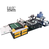 Machine de fabrication de sacs non tissés/sacs en plastique entièrement automatique de haute qualité RQJX, garantie 1 an, facile à utiliser