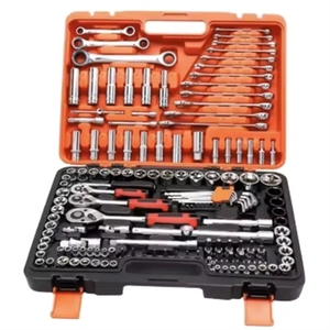 Juego de Herramientas Mecánicas de 151 Piezas, <span class=keywords><strong>Llaves</strong></span> de Trinquete de Acero, Puntas de Destornillador, Estuche Rígido de Acero Inoxidable para Automoción - Product Image 3