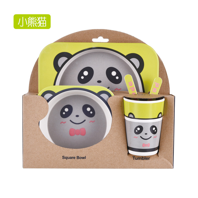 Set de 5 piezas pequeño panda