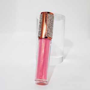 MLM customizable Diamond Shine <b>Lip</b> Gloss Glitter Sparkle Lipstick Moisturizing Long Lasting High Pigment Vanilla Scent <b>Lip</b> gloss - Product Image 1