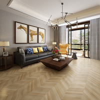 Plancher flottant chinois 8mm 12mm AC5 HDF 880 TSR 5% Texture en relief profond Plancher stratifié en bois à clipser pour salon