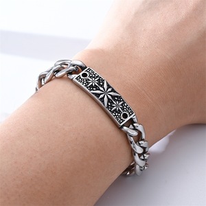 Bracelets en argent tibétain unisexe, style punk rock, motif croix, bijoux pour hommes et femmes, accessoire de mode - Product Image 4