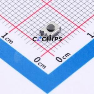 SH-TS-1185-2P-160gf Tactile Switch SMD,4x2.9mm Switch Single Pole Single Throw Round Button 1.6N Vertical Mount - Product Image 1