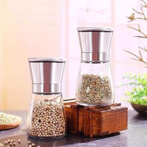Moulin à sel et à poivre manuel, moulin à épices et herbes sèches en céramique conique, broyeur commercial pour épices - Product Image 4