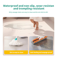 Rénovation de sols en ciment d'intérieur Peinture époxy à base d'eau auto-nivelante résistante à l'usure