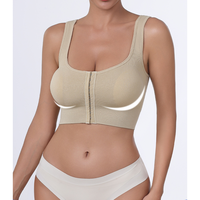 Soutien-gorge gothique à fermeture avant, correcteur de posture dorsal, sous-vêtements antichoc, veste de sport, soutien-gorge push-up sans couture pour femmes
