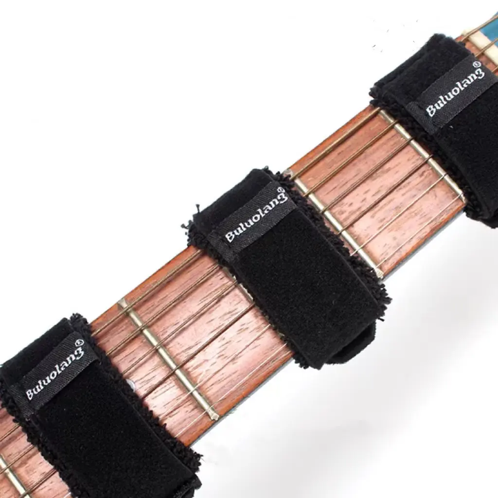 Nhà Máy Giá Câm Dampeners Belt Strings Muter Bọc Guitar Băn Khoăn Dây Đeo Cho Guitar Bass