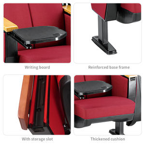 Chaise pliante moderne en métal pour <span class=keywords><strong>cinéma</strong></span>, théâtre, école, hôpital, siège souple de luxe pour l'<span class=keywords><strong>aviation</strong></span>, mobilier de théâtre - Product Image 2