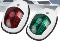 Signal lumineux de navigation 12V lumière côté tribord et bâbord vert et rouge led feux de bateau Marine pour bateau Yacht camion remorque Van