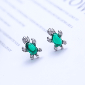 <span class=keywords><strong>Orecchini</strong></span> a Perno a Forma di Tartaruga in <span class=keywords><strong>Argento</strong></span> Sterling <span class=keywords><strong>925</strong></span> per Donna, Regalo per Ragazze, Gioielli in <span class=keywords><strong>Argento</strong></span> Sterling 2021 - Product Image 2