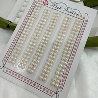 Perles de culture d'eau douce naturelles blanches plates de 3-4 mm, qualité AAAAAA, lustre brillant, vente en gros directe d'usine, fournitures de bijoux