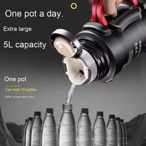 Kolları ile 1300ml taşınabilir paslanmaz çelik termal Pot seyahat su ısıtıcısı çay ayırma fincan 72 saat için sıcak tutar - Product Image 2