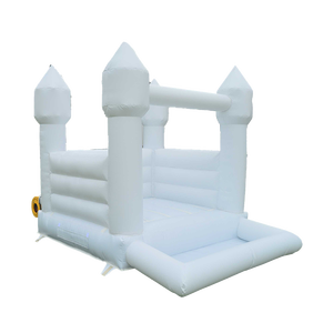 Castello Gonfiabile Bianco per Bambini con Piscina di Palline, Casa Rimbalzante Gonfiabile - Product Image 4