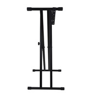 Double-pipe X-type Iron Piano Stand with Disassembly Assembly 7-Speed Adjustable Keyboard Stand (Model JYC-D-X4)