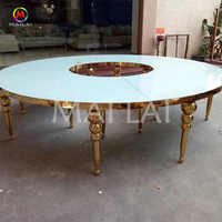 Grande table ronde serpentine pour salle à manger S Table de mariage