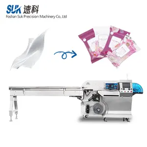 Automatic Horizontal Cotton Swab Gauze Wet Tissue Sanitary Napkin Flow Packing Machine