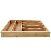 WDF nouveauté Organizador De Cubiertos organisateur de couverts couteau cuisine tiroir plateau bambou tiroirs organisateurs pour cuisine tiroir