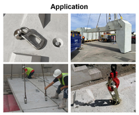 Oeil de levage pour le transport de poutres, dalles, murs et tuyaux en béton préfabriqué