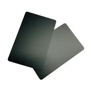 Özelleştirilmiş siyah mat PVC RFID NFC kart NFC kartvizit
