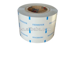 Rouleau de papier aluminium personnalisé en gros, papier aluminium enduit pour l'emballage des lingettes humides jetables