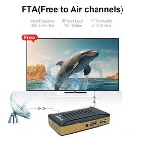 Récepteur satellite TV miniature Qsport DVB-S2, décodeur Free to Air FTA, <span class=keywords><strong>tuner</strong></span> DVB <span class=keywords><strong>LNB</strong></span>, récepteur numérique, décodeur - Product Image 3