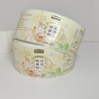 Rouleaux d'étiquettes adhésives résistantes aux hautes températures en gros, étiquettes de produits, étiquettes pour viande congelée, étiquettes personnalisées