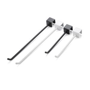 Ganchos de alambre individuales Estante de exhibición de hierro Estante de tubo cuadrado de metal para tienda minorista Supermercado Fácil para colgar Exhibición de artículos - Product Image 1