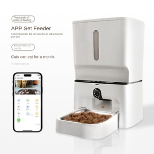 Su misura 7L automatico giocattolo per gatti macchina fotografica girevole Laser intelligente cane cibo per gatti alimentatore a batteria per animali domestici ciotole di plastica - Product Image 2