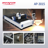 Découpeuse laser à fibre CNC Axrayser 3116, table simple, refroidissement par eau, équipée du système de contrôle Cypcut