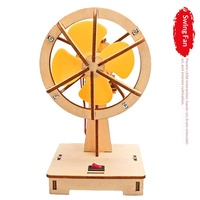 Kit de Matériel DIY pour Éolienne à Manivelle, Générateur d'Énergie, Expérience Scientifique et Technologique, Petite Science