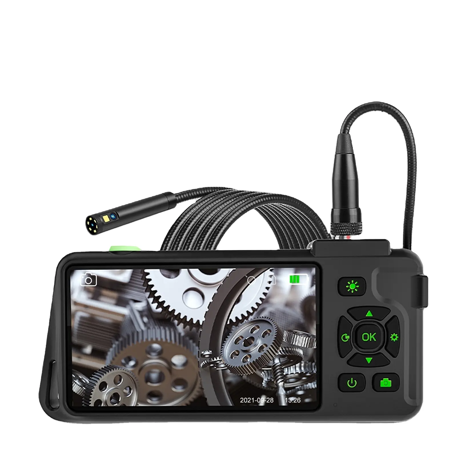 Ip67 1080P obiettivo endoscopio portatile colore digitale che rifiuta endoscopio Canalisaton telecamera di ispezione della conduttura del motore dell'auto per tubi