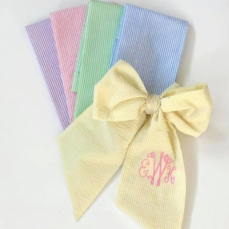 Монограммой, комплект одежды для новорожденных из жатой ткани, большой бант, шарф, Одеяло Для Новорожденных Обертывание одеяло