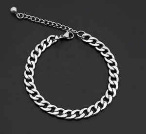 टाइटेनियम स्टील एन. के. श्रृंखला कंगन पुरुषों और महिलाओं के लिए सरल स्टेनलेस स्टील फैशन कंगन नई लोकप्रिय गहने पायल <span class=keywords><strong>DMB</strong></span> 545 - Product Image 1