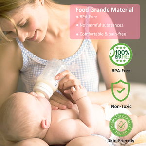 2023 Neues Trend produkt Still milch absaug pumpe Doppelte tragbare Silikon-Milch pumpe Freisprech-Milch pumpe - Product Image 5