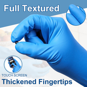 Gants en nitrile jetables sans poudre XINGYU 12 mil, 12 pouces, gants de travail alimentaires, non stériles, gants en nitrile bleus <span class=keywords><strong>pour</strong></span> la cuisine - Product Image 5