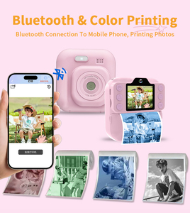 Nuova Fotocamera Digitale per Bambini 1080p con Stampante Termica Integrata, Schermo IPS da 2.4'' e LED Incorporato, Stampa Istantanea - Product Image 2