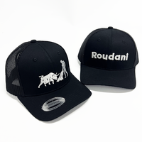 Casquettes de camionneur classiques de style 112, de haute qualité, personnalisées, 3 couleurs, 6 panneaux, broderie 3D, patch en cuir