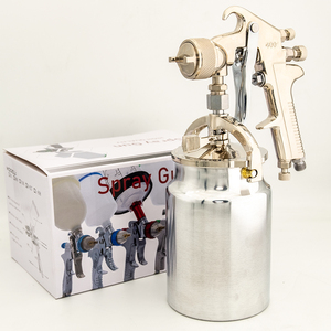 <span class=keywords><strong>Pistola</strong></span> <span class=keywords><strong>de</strong></span> Pulverización <span class=keywords><strong>de</strong></span> Pintura <span class=keywords><strong>de</strong></span> Aire a <span class=keywords><strong>Base</strong></span> <span class=keywords><strong>de</strong></span> Agua con Turbina Hvlp <span class=keywords><strong>de</strong></span> Atomización <span class=keywords><strong>de</strong></span> Alta Eficiencia y Alimentación por Succión <span class=keywords><strong>de</strong></span> 1000 ml, Modelo 4001 <span class=keywords><strong>para</strong></span> <span class=keywords><strong>Pintar</strong></span> Automóviles - Product Image 1