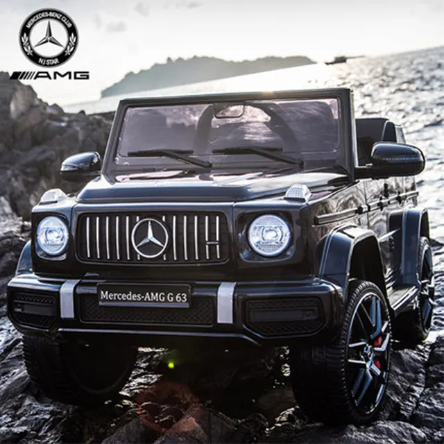 Mercedes AMG G63 con licenza il bambino può sedersi giocattolo batteria ricaricabile telecomando i bambini viaggiano su un'auto elettrica per bambini