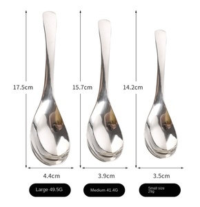 Cuchara Medidora DFS1112 con Diseño Personalizado, de Acero Inoxidable con Mango Plateado, para Té, Azúcar y Café - Product Image 6