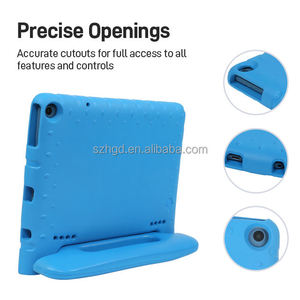 Funda Protectora para Tablet HGD para Niños, Compatible con Walmart Onn 10.1 2022, Material EVA Suave, Resistente, con Soporte - Product Image 5