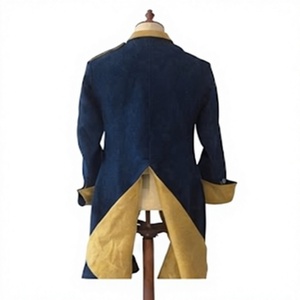 Manteau long réversible en duvet pour homme, épais, style historique, pour l'automne et l'hiver - Product Image 2