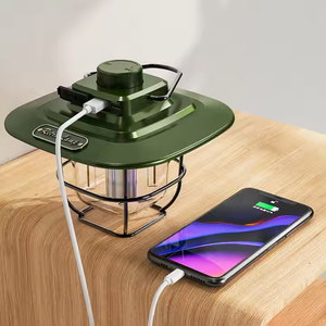 LED <b>Retro</b> <b>Decorative</b> Hanging Lights Waterproof Camping Tent USB Charging Battery Powered Iron PVC Material Dimmable Outdoor - Product Image 5