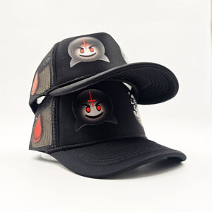 Casquette Trucker Y2K 5 Panneaux en Jean Unisexe de Haute Qualité avec Logo Personnalisé Imprimé par Sublimation sur Soie et Maille en Mousse pour l'Été - Product Image 2