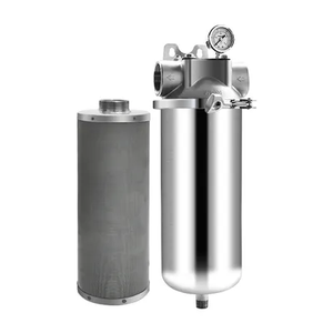 Boîtier de filtre à cartouche Big Blue en acier inoxydable SS304 de 10 x 20 x 4,5 pouces avec entrée et sortie de 1 et 1,5 pouce pour la filtration de l'eau - Product Image 6