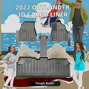 Thiết Kế Thể Thao TPE Cao Su Sàn Xe Lót Phụ Kiện Nội Thất Cho Toyota Voxy Noah 80 <span class=keywords><strong>90</strong></span> Loạt Phía Sau Sàn Xe Mat Chân Mat - Product Image 3