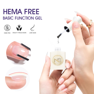 ZRKGEL 15ml Hema Free Tpo Free <span class=keywords><strong>Base</strong></span> Función Gel Nail Fabricante OEM ODM Etiqueta privada <span class=keywords><strong>Base</strong></span> orgánica & Top Gel Esmalte de uñas - Product Image 1