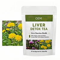 Thé Détoxifiant Personnalisé pour la Purification du Foie, Chrysanthème Chinois et Goji pour le Régime, Tisane de Ginseng