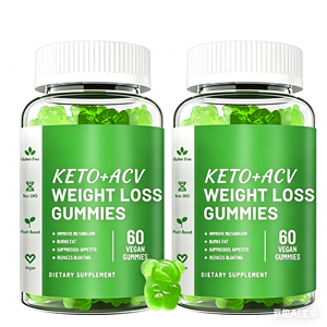 Bonbons gélifiés Keto ACV au vinaigre de cidre de pomme pour maigrir, aplatir le ventre, perdre du poids, usage adulte - Product Image 1